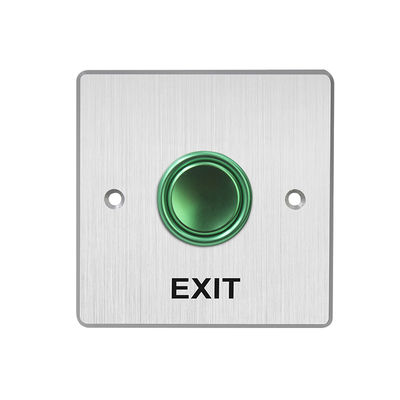 3 Colors No Nc Push Button To Exit , Waterproof Push Button Switch Long - Life Tested