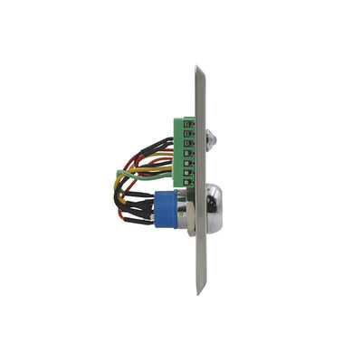 Anti - Vandal  Momentary Key Switch With Led Indicator Strong Stainless Steel Plate