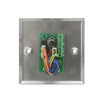 Anti - Vandal  Momentary Key Switch With Led Indicator Strong Stainless Steel Plate