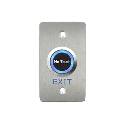 Touchless Sensor Stainless Steel Exist Button , Lightweight Door Release Button Switch