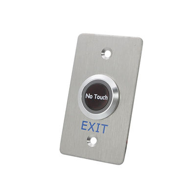 Touchless Sensor Stainless Steel Exist Button , Lightweight Door Release Button Switch