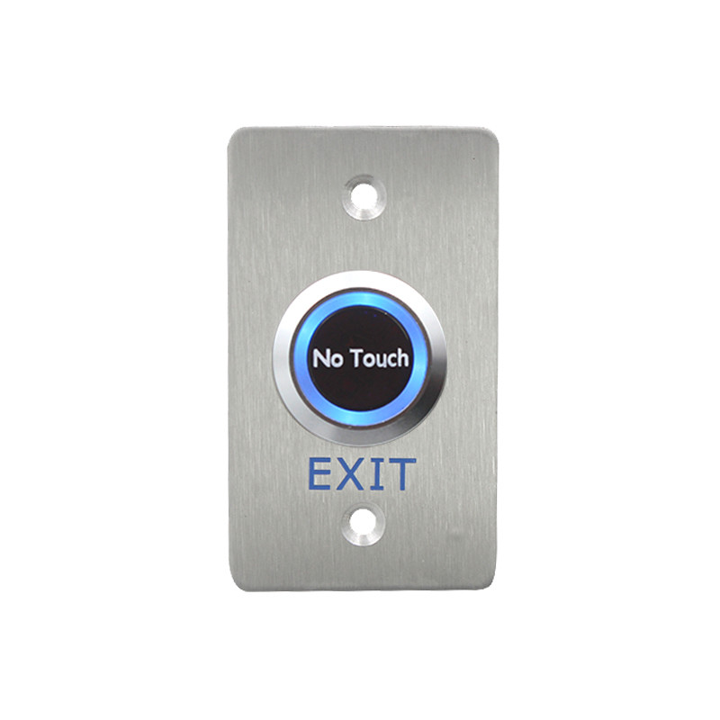 Touchless Sensor Stainless Steel Exist Button , Lightweight Door Release Button Switch