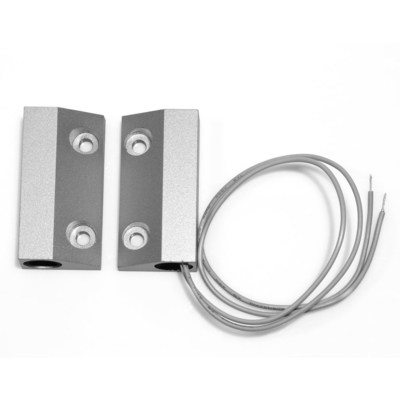 Bâti magnétique CS-56 de logement en alliage de zinc de surface de contact de porte en métal gris